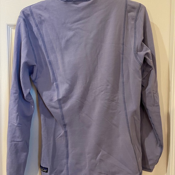 Periwinkle Patagonia Quarter Zip Fleece Size Med - Picture 4 of 4